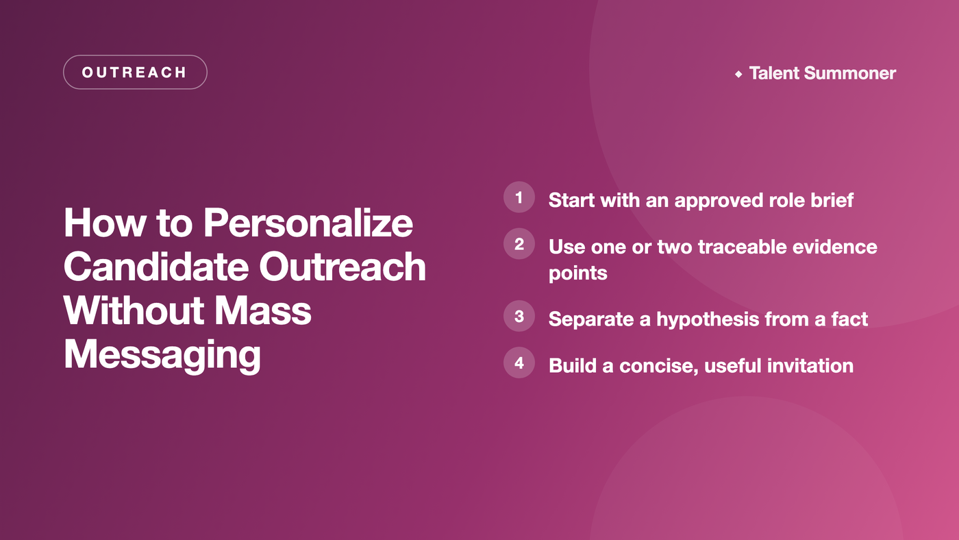 How to Personalize Candidate Outreach Without Mass Messaging How to Personalize Candidate Outreach Without Mass Messaging