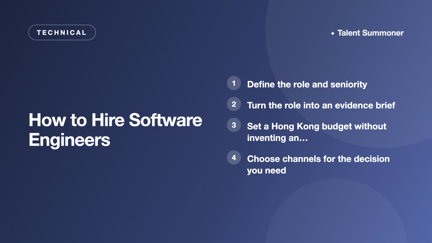 How to Hire Software Engineers How to Hire Software Engineers