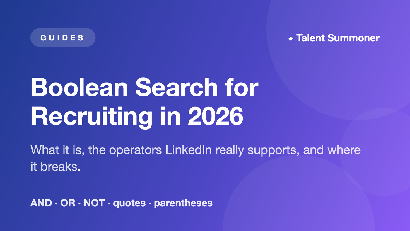 Boolean Search for Recruiting in 2026: What It Is and Where It Breaks Boolean Search for Recruiting in 2026: What It Is and Where It Breaks