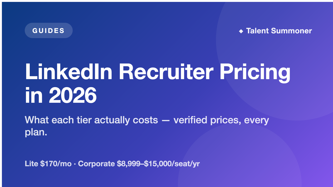 LinkedIn Recruiter Pricing in 2026: What Each Tier Actually Costs LinkedIn Recruiter Pricing in 2026: What Each Tier Actually Costs