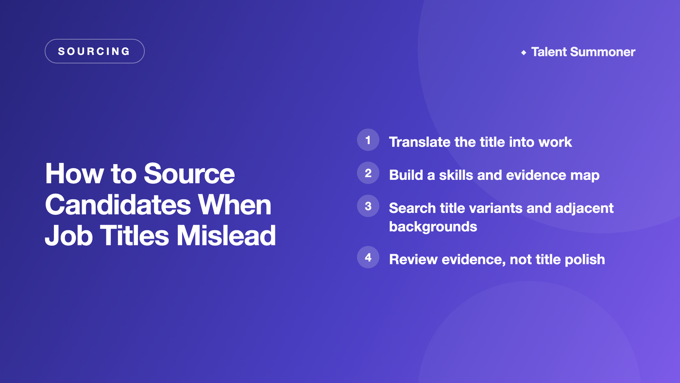 How to Source Candidates When Job Titles Mislead How to Source Candidates When Job Titles Mislead